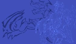 Championship Shyvana Minimalistic by Light-linx HD Wallpaper Fan Art Artwork League of Legends lol