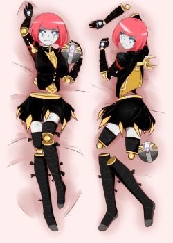 Bladecraft Orianna Dakimakura by 偽音@練習中 HD Wallpaper Fan Artwork League of Legends lol