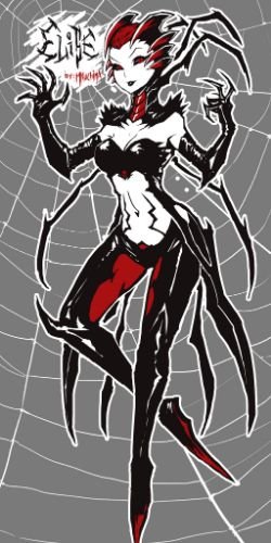 Elise by Mkuchima HD Wallpaper Fan Art Artwork League of Legends lol