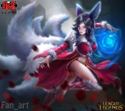 Ahri by Chandan das HD Wallpaper Background Fan Art Artwork League of Legends lol