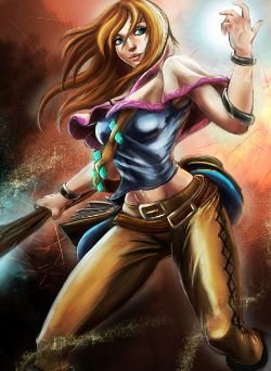 Spellthief Lux by Raichiyo33 HD Wallpaper Fan Art Artwork League of Legends lol (2)