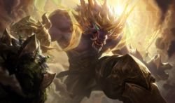 Lunar Guardian Warwick Splash Art HD 4k Wallpaper Background Official Art Artwork League of Legends lol