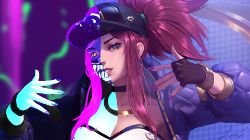 K/DA Akali by medarauchiha HD 4k Wallpaper Background Fan Art Artwork League of Legends lol