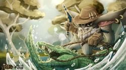 Crocodile Hunter Gnar by Kanoro-Studio HD Wallpaper Fan Art Artwork League of Legends lol