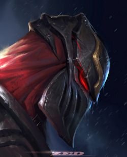 Zed Portrait by johnny zha HD Wallpaper Background Fan Art Artwork League of Legends lol