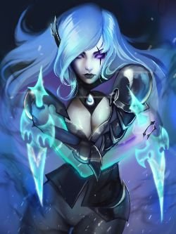 Death Sworn Katarina by wandakun HD Wallpaper Background Fan Art Artwork League of Legends lol