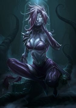 Evelynn by Akiman HD Wallpaper Fan Art Artwork League of Legends lol