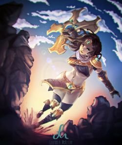 Sivir by revois HD Wallpaper Fan Art Artwork League of Legends lol