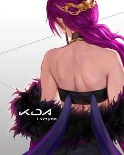 K/DA Evelynn by Fragments HD Wallpaper Background Fan Art Artwork League of Legends lol