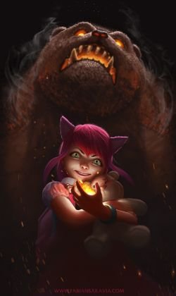 Annie by TeaInK League of Legends Artwork Wallpaper lol Fan Art