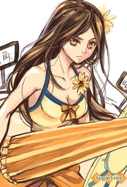 Pool Party Leona by Kamui＠SugarFree HD Wallpaper Fan Art Artwork League of Legends lol