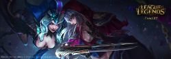 Female Zed Vs LeBlanc by OrekiGenya Gender Swap Bend HD Wallpaper Fan Art Artwork League of Legends lol
