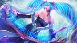 Sona by MagicnaAnavi HD Wallpaper Fan Art Artwork League of Legends lol