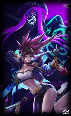 K/DA Akali by Citemer HD Wallpaper Background Fan Art Artwork League of Legends lol