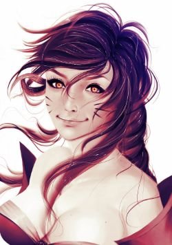Ahri by Haeaswen League of Legends Artwork Wallpaper lol Fan Art