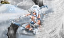 Winter Akali by Dweynie League of Legends Artwork Wallpaper lol