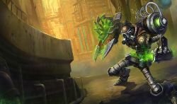Hextech Singed Splash Art League of Legends Artwork Wallpaper lol
