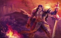 Crusader Garen by 小归MIST HD Wallpaper Fan Art Artwork League of Legends lol