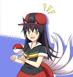 Pokémon Trainer Ahri by 奈櫻 (6) League of Legends Artwork Wallpaper lol Fan Art