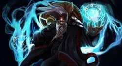 Zilean by Dragonflamebg HD Wallpaper Fan Art Artwork League of Legends lol