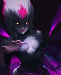 Evelynn by yenba HD Wallpaper Background Fan Art Artwork League of Legends lol