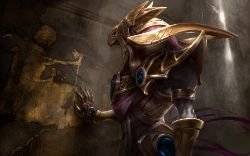 Azir by zuqling HD Wallpaper Artwork Fan Art League of Legends lol