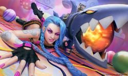 Jinx by alexnegrea HD Wallpaper Fan Art Artwork League of Legends lol