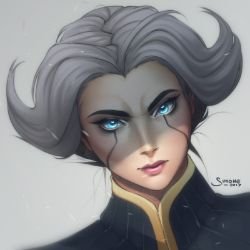 Camille Portrait by simoneferriero HD Wallpaper Fan Art Artwork League of Legends lol