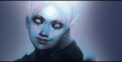 Diana Portrait by Echilo HD Wallpaper Fan Art Artwork League of Legends lol