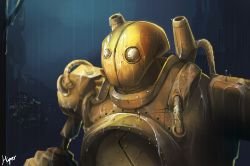 Blitzcrank by KORHIPER HD Wallpaper Artwork Fan Art League of Legends lol