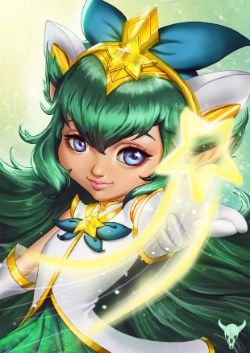 Star Guardian Lulu by jadeystar HD Wallpaper Background Fan Art Artwork League of Legends lol