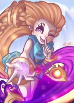 Zoe by Nyami HD Wallpaper Background Fan Art Artwork League of Legends lol