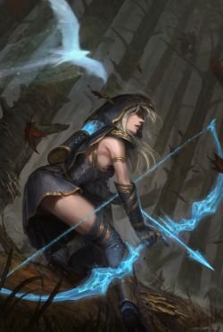 Ashe by Felipe [Fesbra] Escobar HD Wallpaper Background Fan Art Artwork League of Legends lol