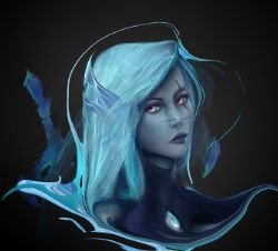 Death Sworn Katarina Portrait by avikrto HD Wallpaper Background Fan Art Artwork League of Legends lol