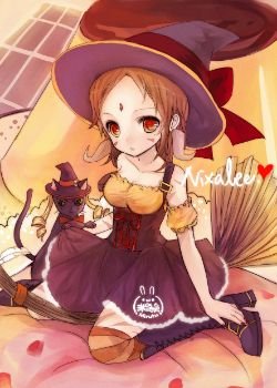 Chibi Bewitching Nidalee by 千夜弥生 HD Wallpaper Fan Artwork League of Legends lol