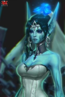 Ghost Bride Morgana (2) Concept by Zeronis League of Legends Artwork Wallpaper lol