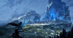 The Pilgrim Site Of Rakelstake (Ashe & Freljord) HD Wallpaper Background Official Art Artwork League of Legends lol