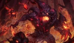 Charred Maokai Splash Art Update HD 4k 6k Wallpaper Background Official Art Artwork League of Legends lol
