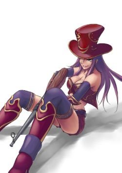 Caitlyn by KOD-LXuan HD Wallpaper Artwork Fan Art League of Legends lol