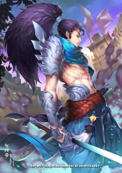 Yasuo by 布拉希 HD Wallpaper Background Fan Art Artwork League of Legends lol