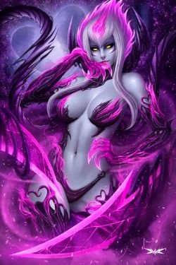 Evelynn by kircell-art HD Wallpaper Background Fan Art Artwork League of Legends lol