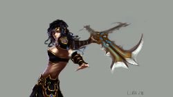 Sivir by float-cloud HD Wallpaper Fan Art Artwork League of Legends lol