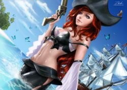 Miss Fortune by Z-Duke HD Wallpaper Background Fan Art Artwork League of Legends lol