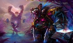 Serious Shaco (Skin Concept) by narm HD Wallpaper Fan Art Artwork League of Legends lol