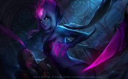 Evelynn Rework by saintcygnus HD Wallpaper Background Fan Art Artwork League of Legends lol