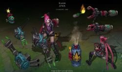 Slayer Jinx Concept by Yideth League of Legends Artwork Wallpaper lol (2)