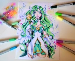 Star Guardian Soraka by Lighane HD Wallpaper Background Fan Art Artwork League of Legends lol