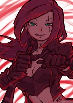Katarina by Mkuchima (2) HD Wallpaper Fan Art Artwork League of Legends lol