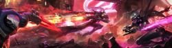 PROJECT Zed, Lucian & Fiora HD Wallpaper Background Official Art Artwork League of Legends lol