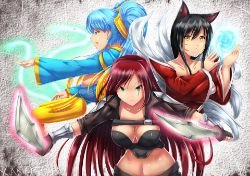 Ahri, Sona & Katarina by Xano501 League of Legends Artwork Wallpaper lol
